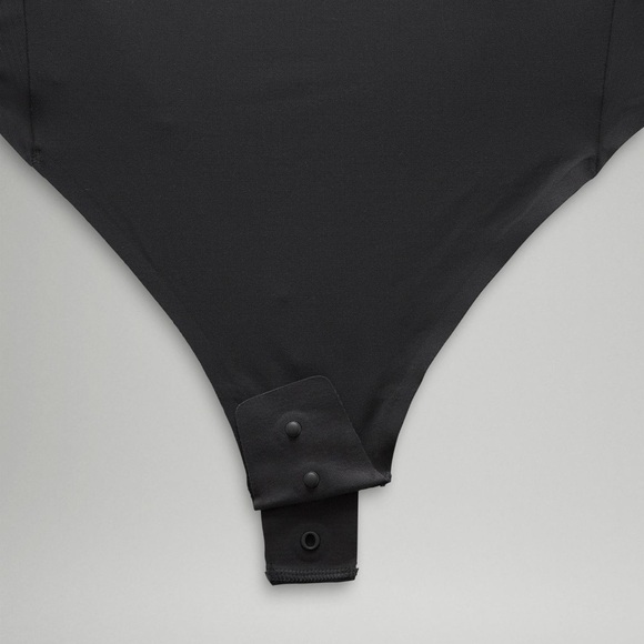 Lululemon Wundermost Nulu Mesh crewneck long sleeve bodysuit Black - Picture 8 of 8